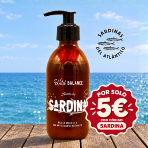 Suplemento para Perro - Aceite de Sardina del Mar del Atlántico