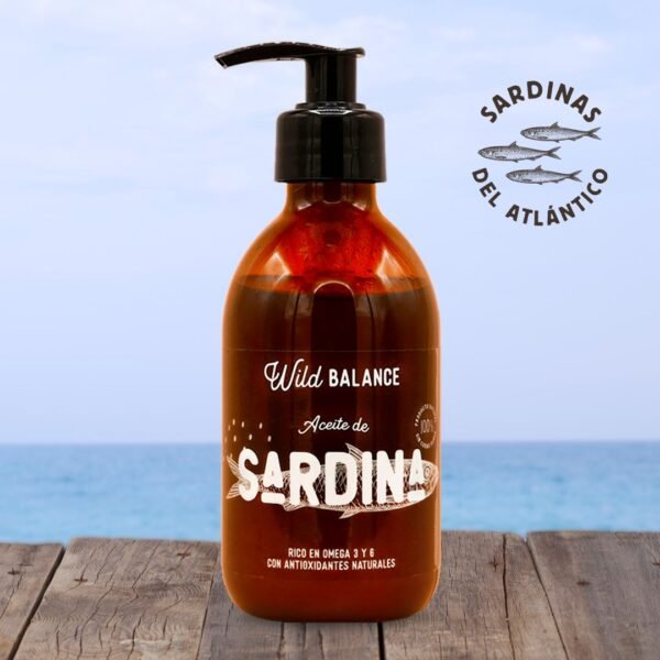 Suplemento para Perro - Aceite de Sardina del Mar del Atlántico
