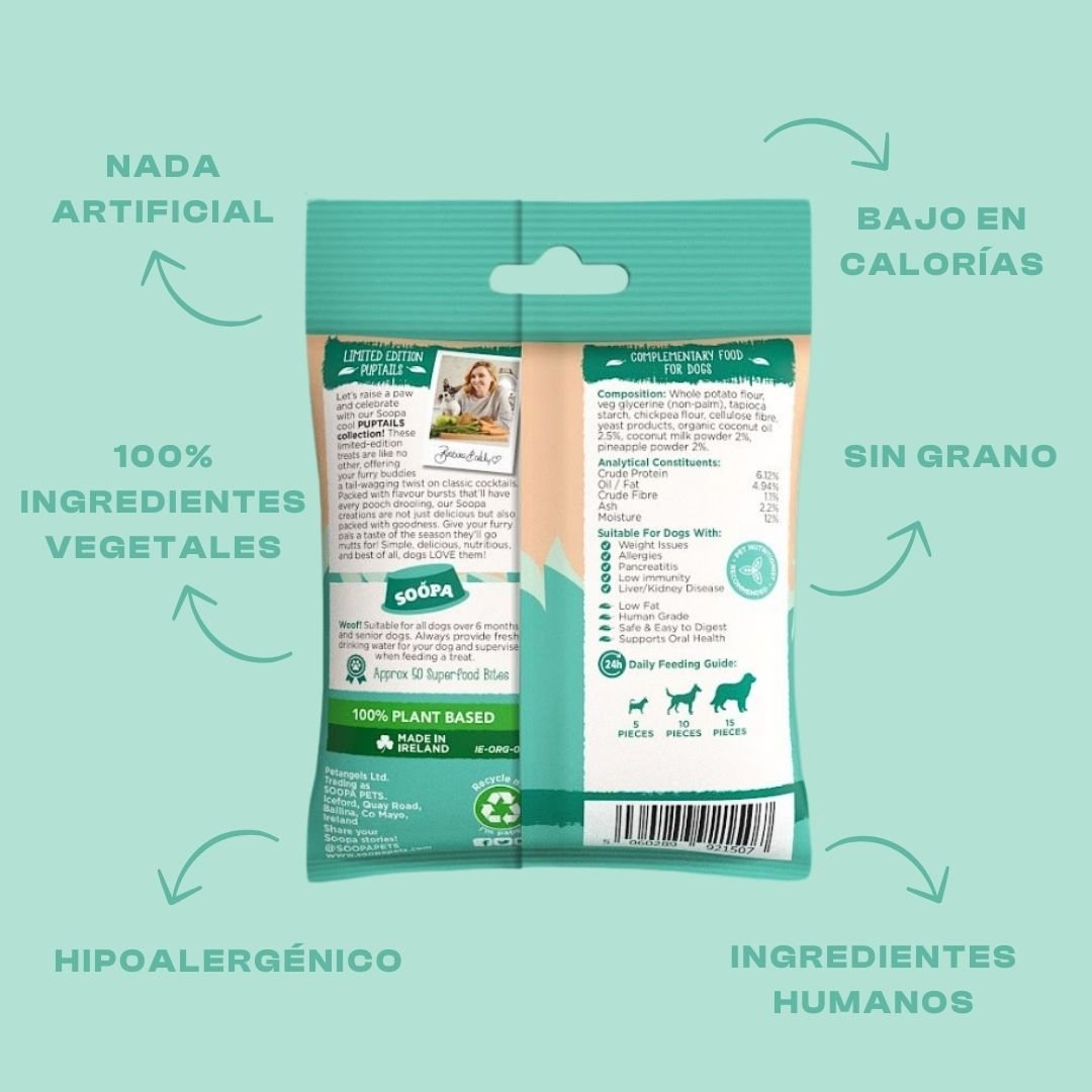 chuches, snacks, perro, naturales, perros, piña, coco, oliviia