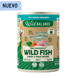 Lata de Pescado y Pavo para perros 400g - Filosofía BARF