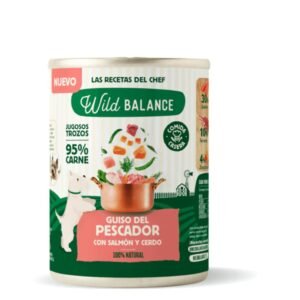 Lata Guiso del Pescador con Salmón y Cerdo para perros 400g