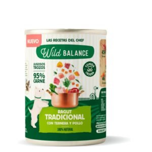 Lata de Ragut tradicional de Ternera y Pollo para perros 400g