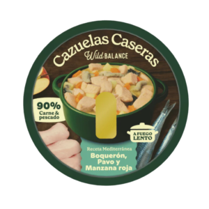 Cazuela casera de Boquerón, Pavo y Manzana para perros 280g