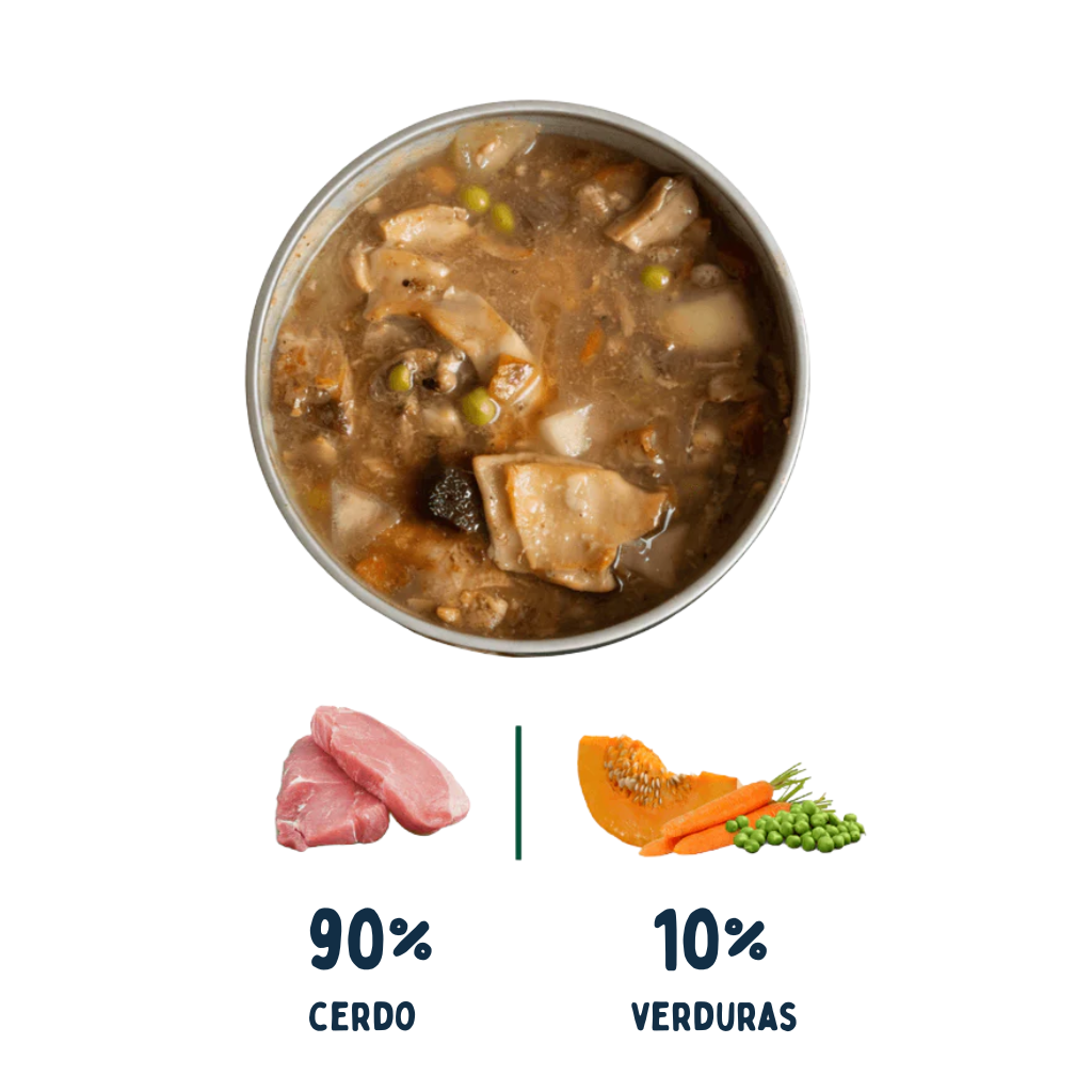 Cazuela casera de Cerdo y Calabaza para perros 280g - Imagen 4