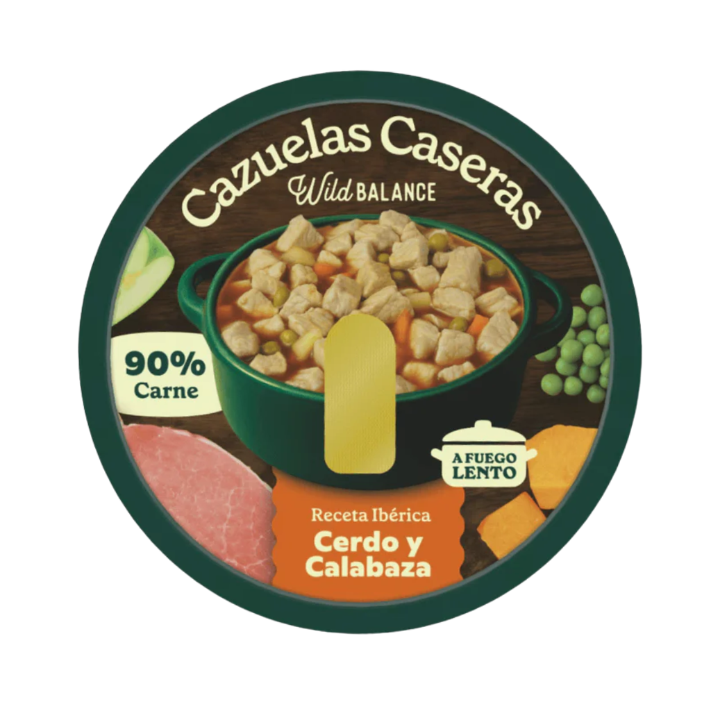 Cazuela casera de Cerdo y Calabaza para perros 280g