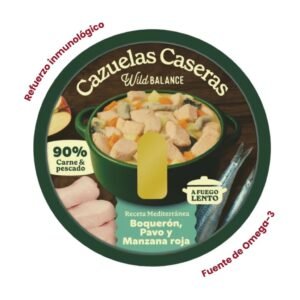 Cazuela casera de Boquerón, Pavo y Manzana para perros 280g