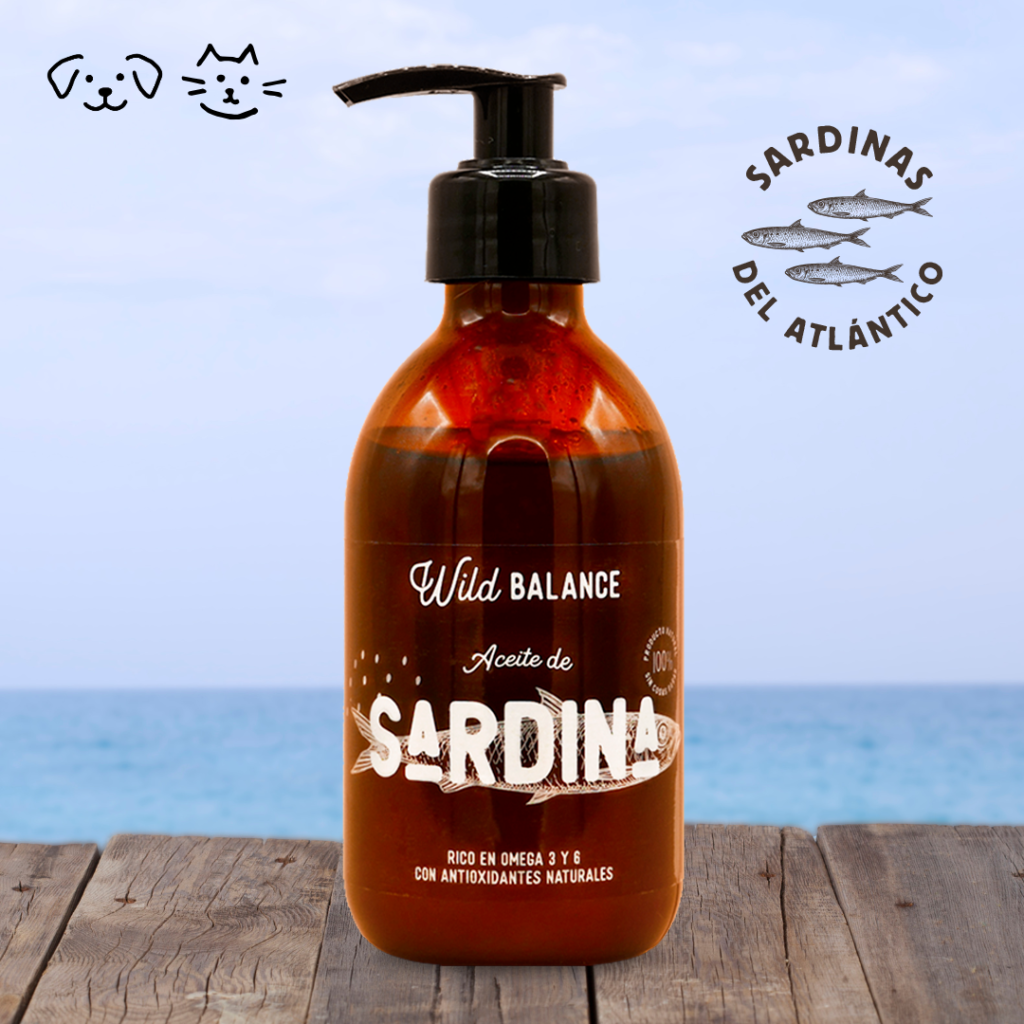 suplementos, nutricionales, naturales, perros, aceite, sardina, oliviia